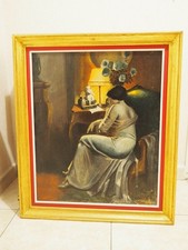 Tableau huile sur toile femme