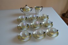 Service à thé ou à café porcelaine art déco Tchécoslovaquie 1930