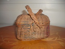 Petit panier osier jouet anfant ancien