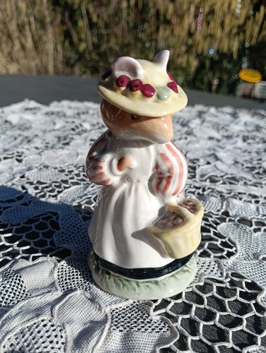 Figurine porcelaine souris - figurine, en