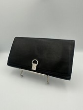 Lancel Portefeuille Cuir Noir Authentique 