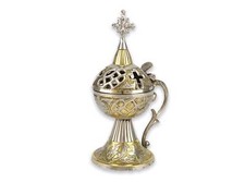 Brûleur d'encens en laiton