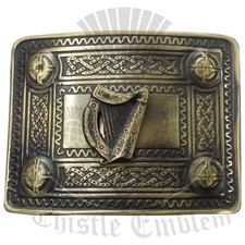Homme Irlandais Harpe Boucle