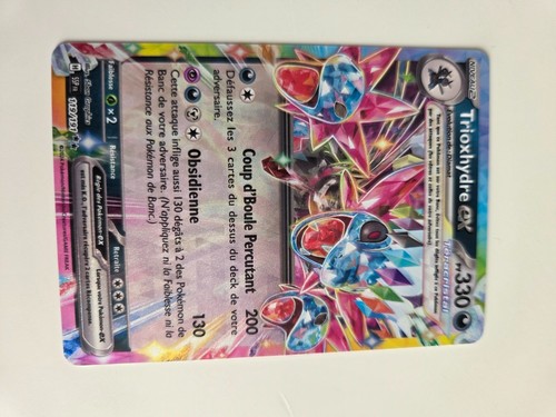 Carte pokémon trioxhydre - carte,