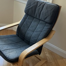 Ikea poäng armchair black - ikea,
