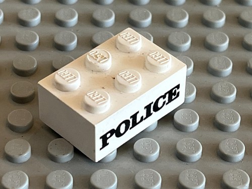 Lego vintage white brick - white,