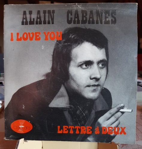 Disque vinyle tours - 45, alain