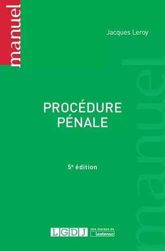 Procedure penale 5eme edition - procedure,