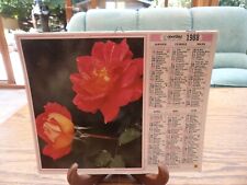 CALENDRIER LA POSTE  - ALMANACH DES PTT 1988  - REGION 78/91/92/93/94/95