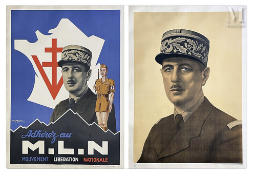 Affiche poster gaulle mln - poster, de