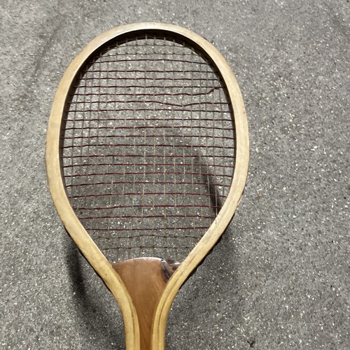 Raquette tennis bois - raquette, de
