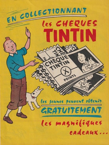 Rare hergé dépliant - hergÉ,