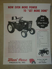 VINTAGE 1962 WHEEL HORSE 9.6