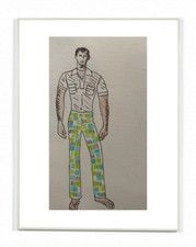 Michael ROBERTS Rédacteur de Vogue Dessin de mode  (96)