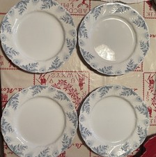4 Assiettes anciennes plates Keller et Guérin XIXè siècle