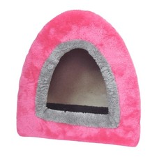 NICHE MAISON A CHAT GAINAGE FOURRURE ET SISAL
