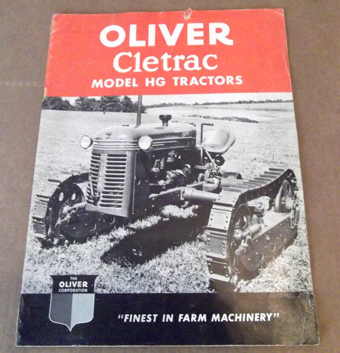 Oliver model cletrac - model,