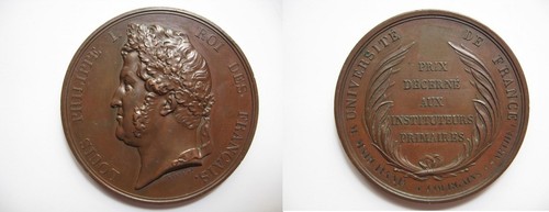 Belle médaille instituteur - belle,
