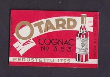 Ancienne étiquette Allumettes  Hollande  BN186310 Otard Cognac