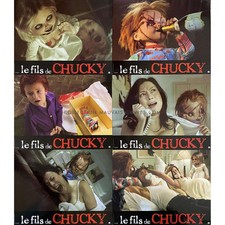 LE FILS DE CHUCKY Photos de film x6. - 22x28 cm. - 2004 - Brad Dourif, Don Manci