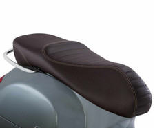 Selle Piaggio Marron Trapunté