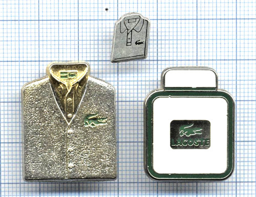Lot pin lacoste sponsor - de, pin's