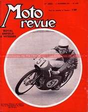 MOTO REVUE 1565 ROYAL ENFIELD 250 Crusader Super 5 BMW R60 Ove FUNDIN 1961