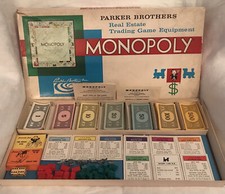 Vintage Monopoly Board Game -