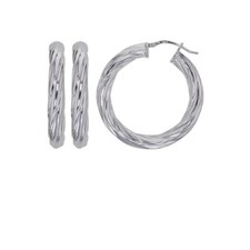 Créoles Tubes Torsadées