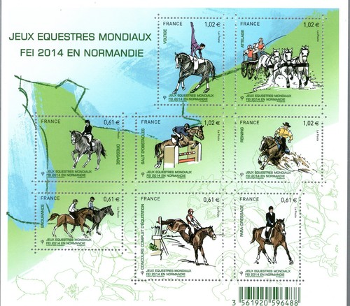 Feuillet f4890 timbres - feuillet,