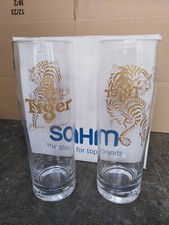 6 verres bière tiger tigre