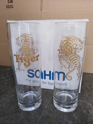Verres bière tiger tigre - verres,