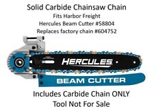 Solide Carbure Tronçonneuse Chaîne Pour Port Fret Hercules Poutre Cutter #604752