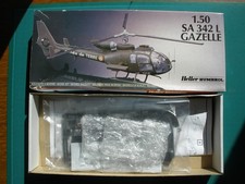 1/50 maquette hélicoptère HELLER 80486 SA 342L GAZELLE Royal Navy ALAT 1982 1/48