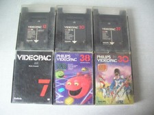 Lot de 6 jeux Videopac Philips