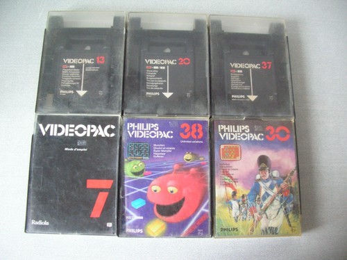 Lot jeux videopac philips - lot, de