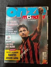 MAGAZINE FOOTBALL ONZE MONDIAL  FOLIES MILANAISES BAGGIO N°80 SEPTEMBRE 1995