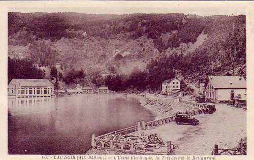 Cpa alsace orbey lac noir - alsace,