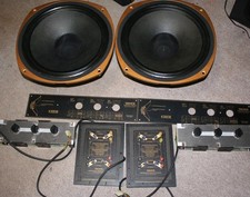 Paire de woofers crossover et atténuateur TANNOY K3808 TP3808 15" JP fonctionnel