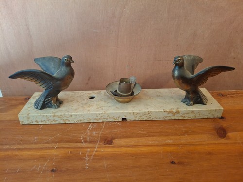 Socle lampe marbre - marbre, avec