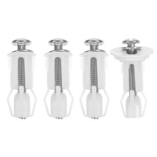  4 Pcs Vis De Fixation Abattant Wc Fixations Siège Toilette Matériel