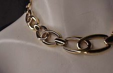 Grossé Henkel, DIOR createur vintage collier doré signé Grossé