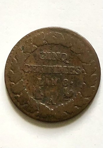 Pièce centimes dupré an - pièce, 5