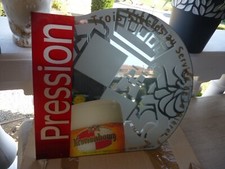 miroir glace publicitaire kronenbourg pression neuf