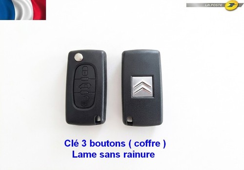 Clé télécommande citroën - clé,