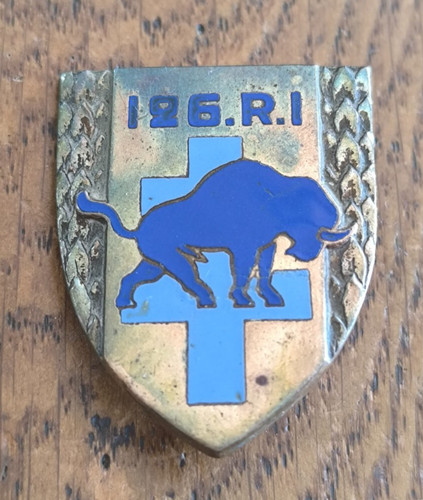 Insigne 126 régiment - 126°,