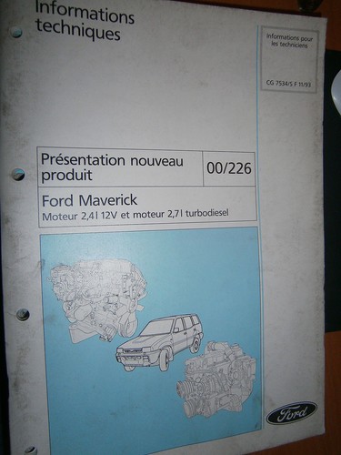Ford maverick documentation - ford, :