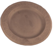 Bonne Ancien Wedgwood Anglais Basaltware Plaque Angleterre Basalte Ware Teller