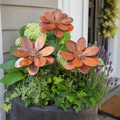 Piquet fleurs jardin en - piquet, de