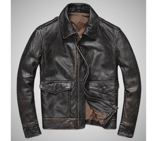 Realskin veste cuir - realskin, véritable